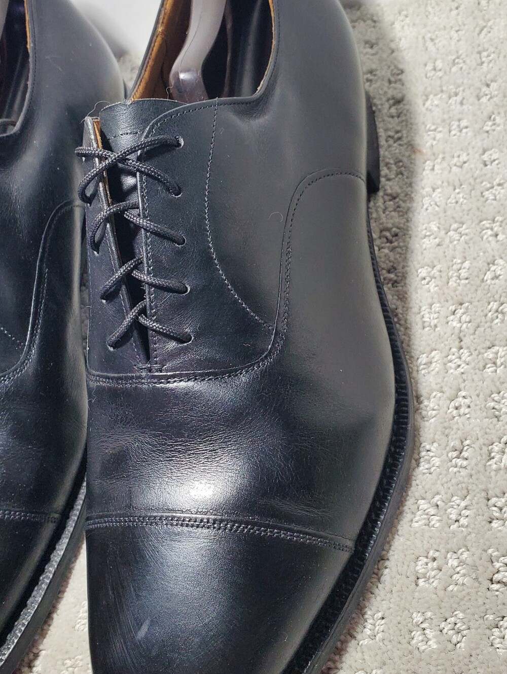 Church's Consul 2.0 black leather cap-toe oxford shoes, featuring a five-eyelet - Picture 14 of 15